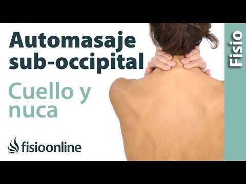 Automasaje de la nuca para las cefaleas