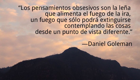 Los pensamientos obsesivos alimentan la ira
