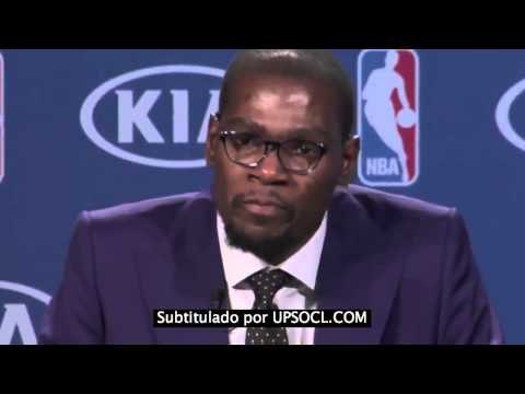 Discurso emotivo de Kevin Durant