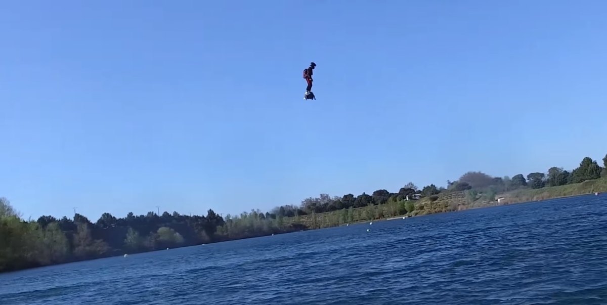 ‘I believe I can fly’ con el nuevo Flyboard Air