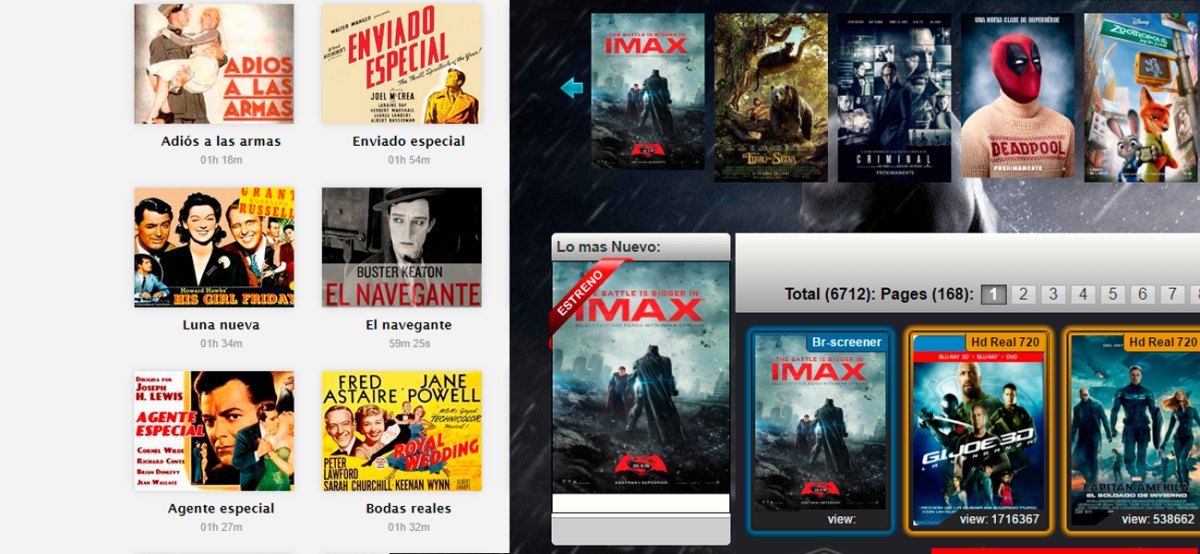 Los mejores sitios para ver películas 