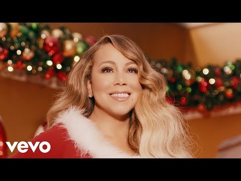 All I want for Christmas is you. Mariah Carey