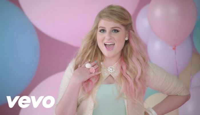 All about that bass. Meghan Trainor