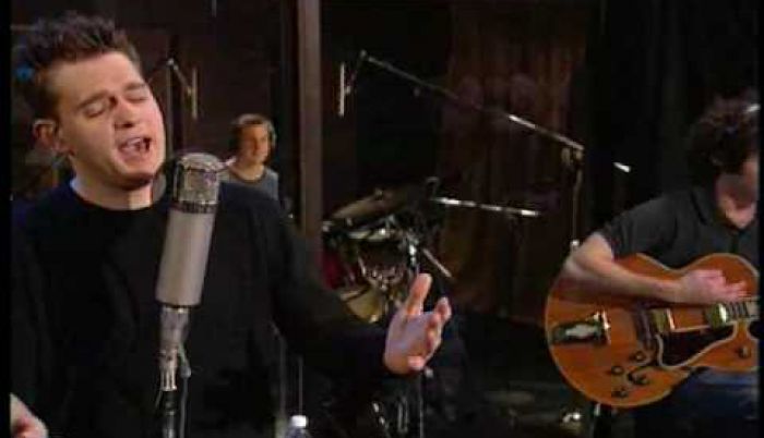 Kissing a fool. Michael Bublé